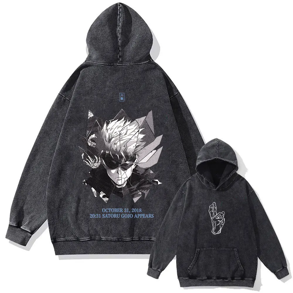Anime Jujutsu Kaisen Washed Hoodie Cotton Vintage Printed Long Sleeve Men's Clothing Fashion Casual Hip Hop Hooded Sweatshirt
Anime Jujutsu Kaisen Washed Hoodie Cotton Vintage Printed Long Sleeve Men's Clothing Fashion Casual Hip Hop Hooded Sweatshirt