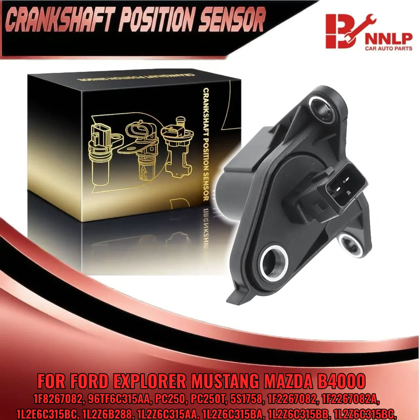 Crankshaft Position Sensor for Ford Explorer Mustang Ranger Mountaineer Mazda 1F2267082A 1L2E6C315BC 1L2Z6B288
Crankshaft Position Sensor for Ford Explorer Mustang Ranger Mountaineer Mazda 1F2267082A 1L2E6C315BC 1L2Z6B288