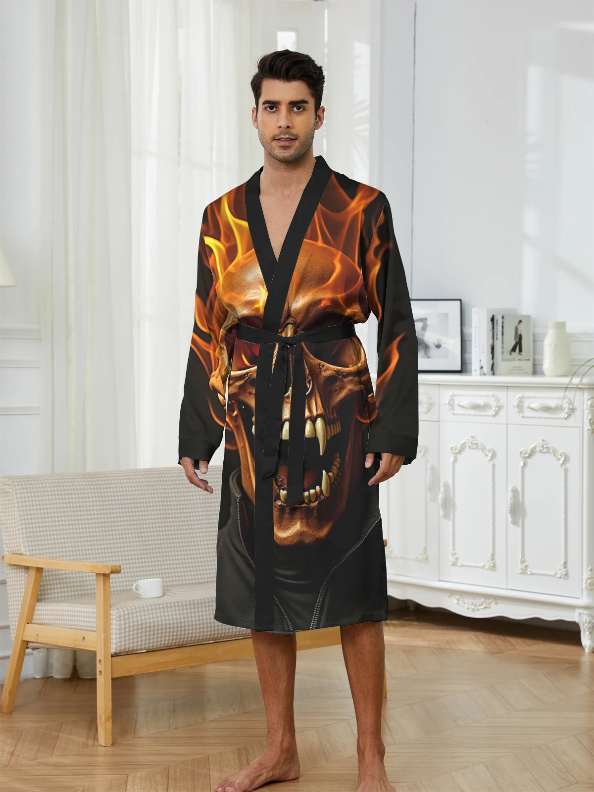 1pcs Men's Robes 2026 Spring/Summer dressing gown robe Breathable 3D Printed bath robe sleepwear Graphic Bathrobe
1pcs Men's Robes 2026 Spring/Summer dressing gown robe Breathable 3D Printed bath robe sleepwear Graphic Bathrobe