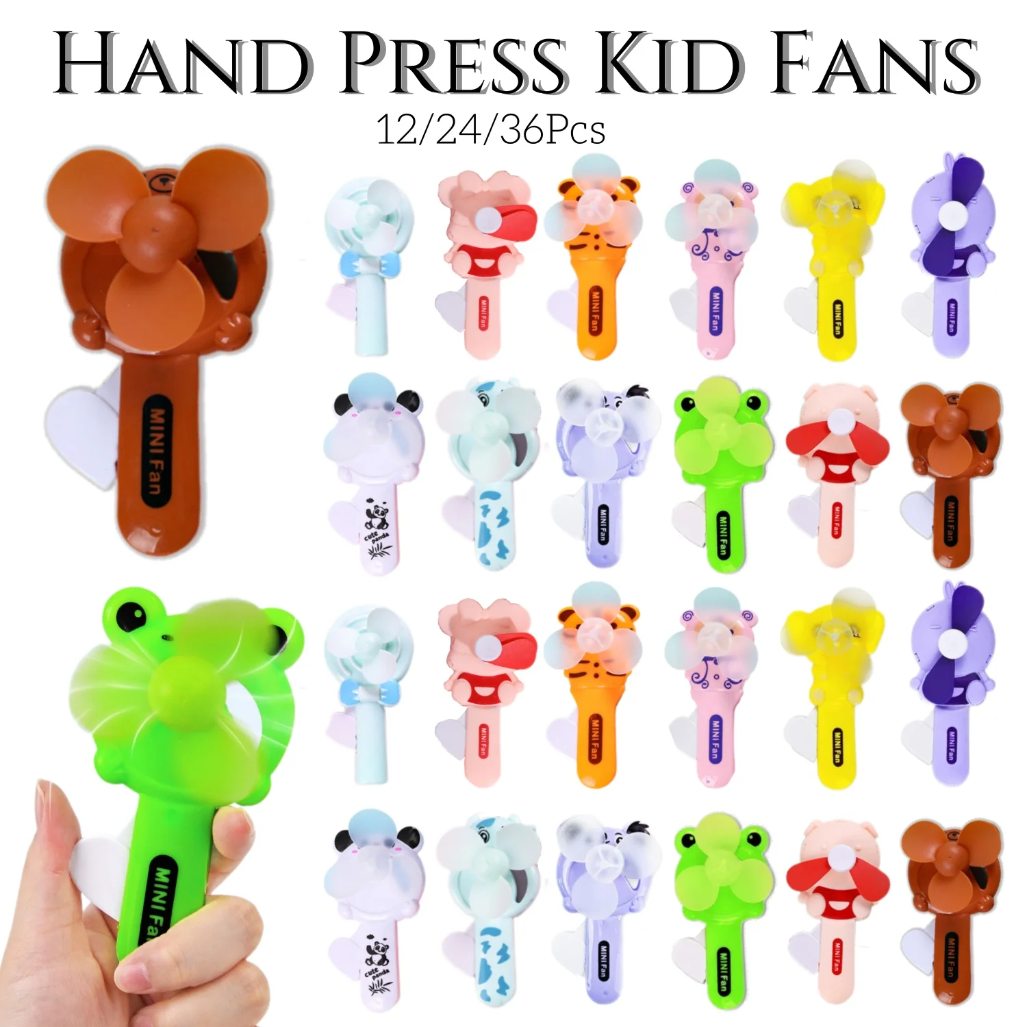 12/24/36Pcs Hand Press Manual Fans Cute Summer Kids Fans Plastic Mini Portable Press Fans for Kids Party Gift Beach 12 Styles
12/24/36Pcs Hand Press Manual Fans Cute Summer Kids Fans Plastic Mini Portable Press Fans for Kids Party Gift Beach 12 Styles