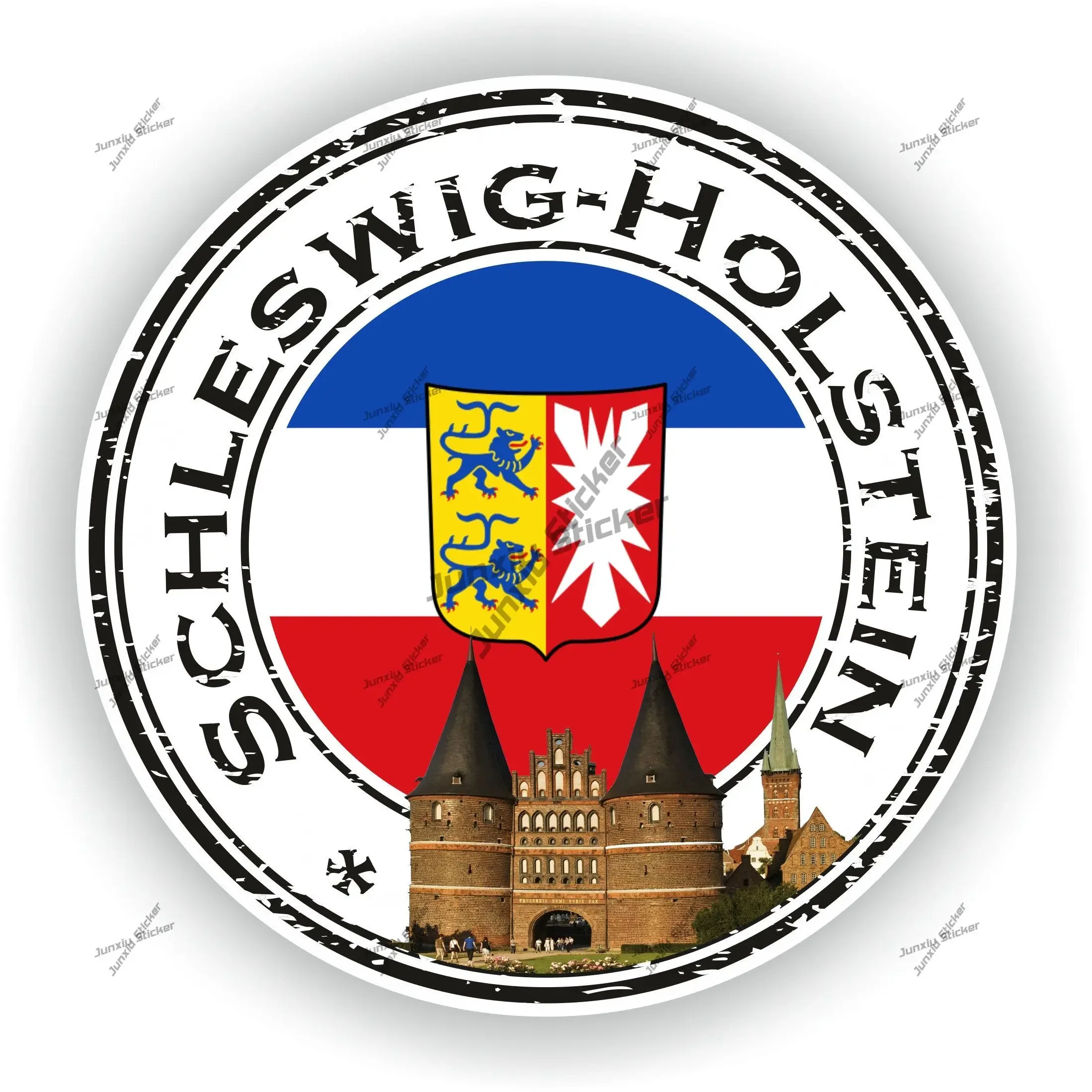 Schleswig-Holstein Germany Seal Sticker Coat of Arms of Schleswig-Holstein Round Flag Decal for Car SUV Laptop Book Fridge
Schleswig-Holstein Germany Seal Sticker Coat of Arms of Schleswig-Holstein Round Flag Decal for Car SUV Laptop Book Fridge