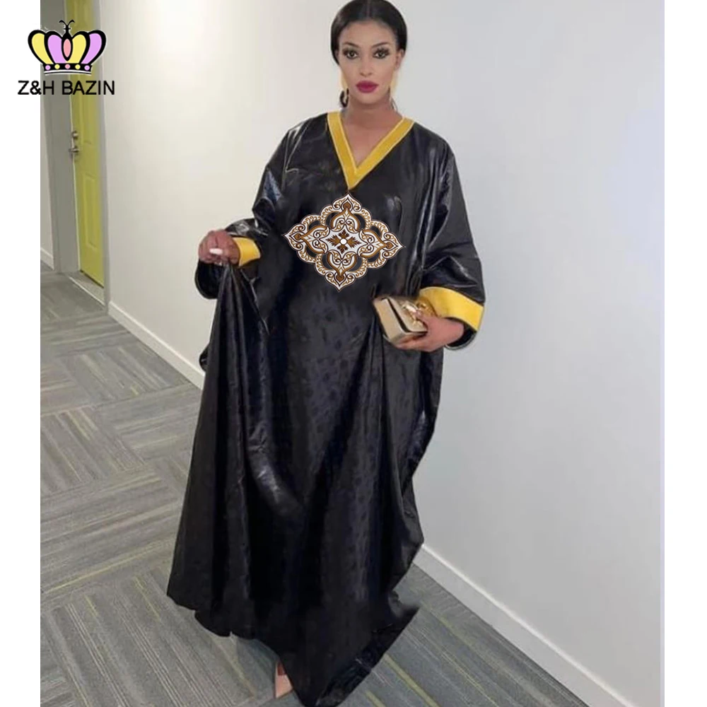 Original Bazin Riche Long Dresses With Embroidery High Quality Bazin Riche Dashiki Robe For African Women Party Wedding Clothing
Original Bazin Riche Long Dresses With Embroidery High Quality Bazin Riche Dashiki Robe For African Women Party Wedding Clothing
