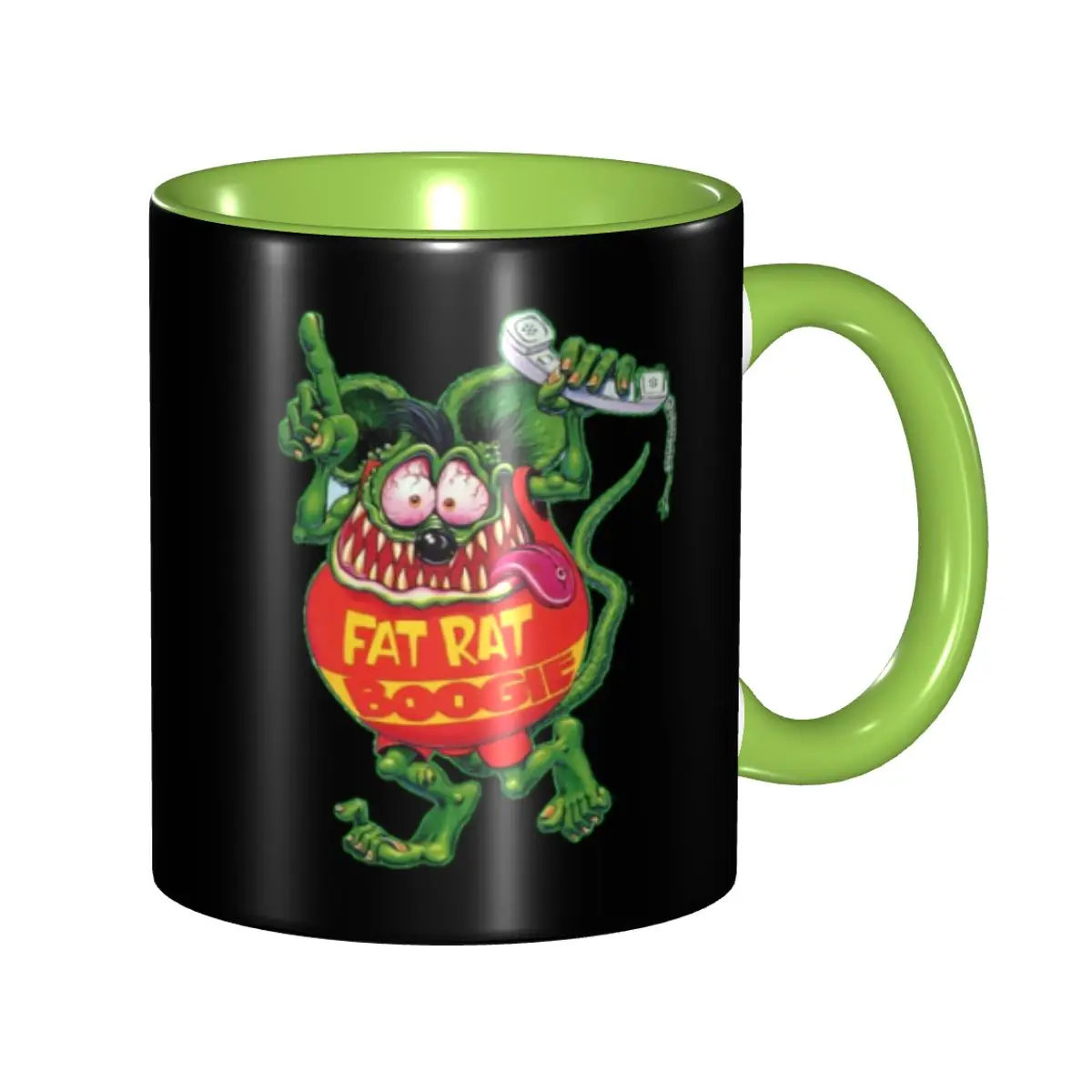 Cartoon Animation Mug Customized Rat Fink Ceramic Coffee Mug Creative Gift
Cartoon Animation Mug Customized Rat Fink Ceramic Coffee Mug Creative Gift