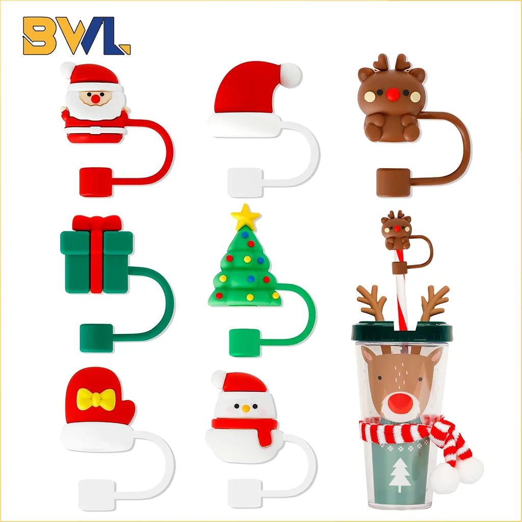 Christmas Cup Straw Dust Cap Glass Straw Stopper 10mm Cover for Stanley Universal Water Bottle Holiday Party Drink Accessories
Christmas Cup Straw Dust Cap Glass Straw Stopper 10mm Cover for Stanley Universal Water Bottle Holiday Party Drink Accessories
