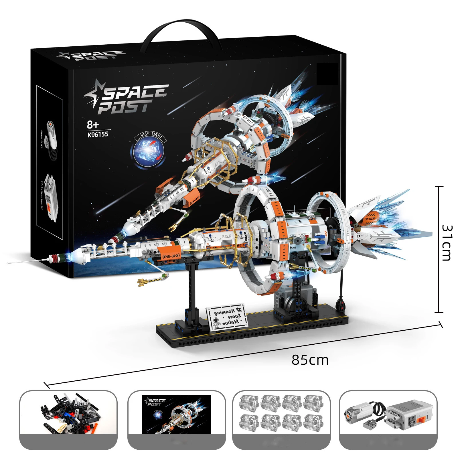 1583PCS Space Exploration Building Blocks DIY Space Station Model Display Stand STEM Educational MOC Kit Gift Boys Kids Birthday
1583PCS Space Exploration Building Blocks DIY Space Station Model Display Stand STEM Educational MOC Kit Gift Boys Kids Birthday