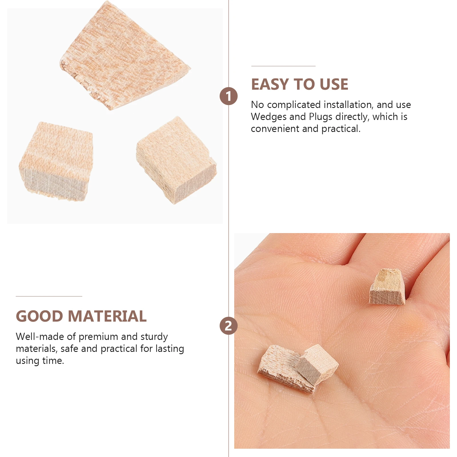 2 Sets Bow Wooden Parts Fiddlestick Wedges Plugs Stringed Instrument Accessories Comfortable Musical Equipment
2 Sets Bow Wooden Parts Fiddlestick Wedges Plugs Stringed Instrument Accessories Comfortable Musical Equipment