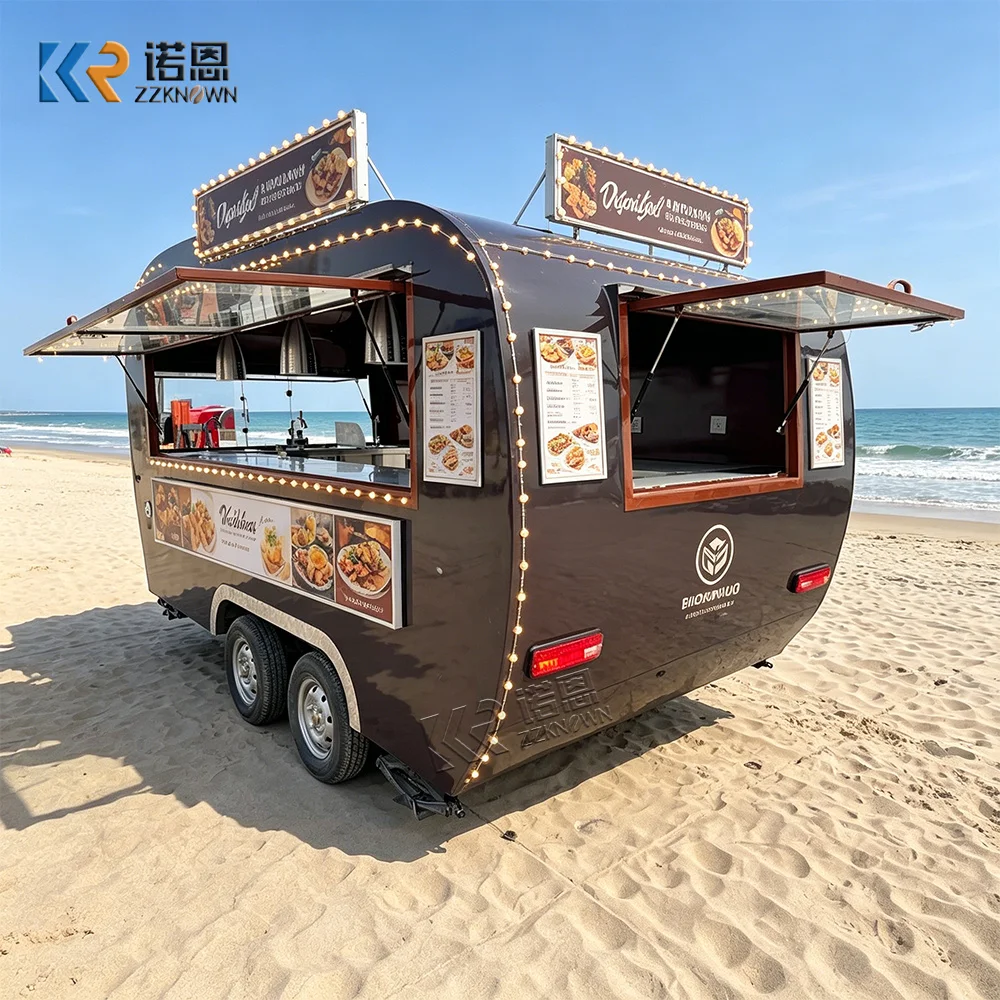 Wholesale Commercial Food Truck Trailer Outdoor Mobile Food Truck Fully Equipped Food Trailer with Air Conditioner
Wholesale Commercial Food Truck Trailer Outdoor Mobile Food Truck Fully Equipped Food Trailer with Air Conditioner