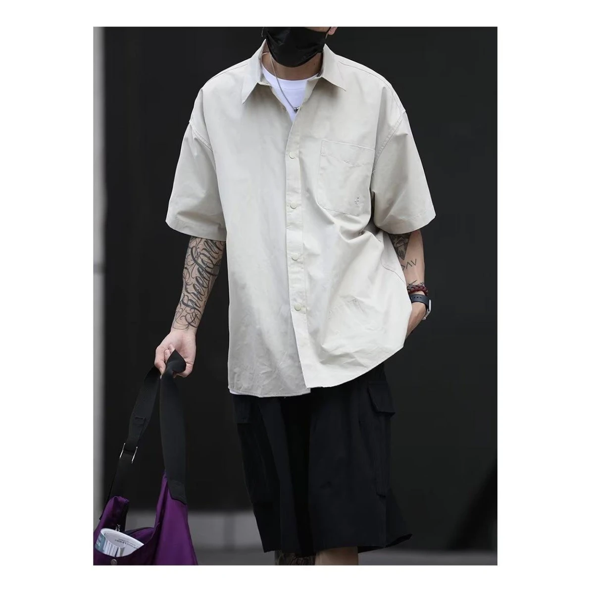 Men's Summer ort Sve irt Thin Large Size Casual Outerwear Loose plus Size Men's irt Comfortable Breathable Lightweight
Men's Summer ort Sve irt Thin Large Size Casual Outerwear Loose plus Size Men's irt Comfortable Breathable Lightweight