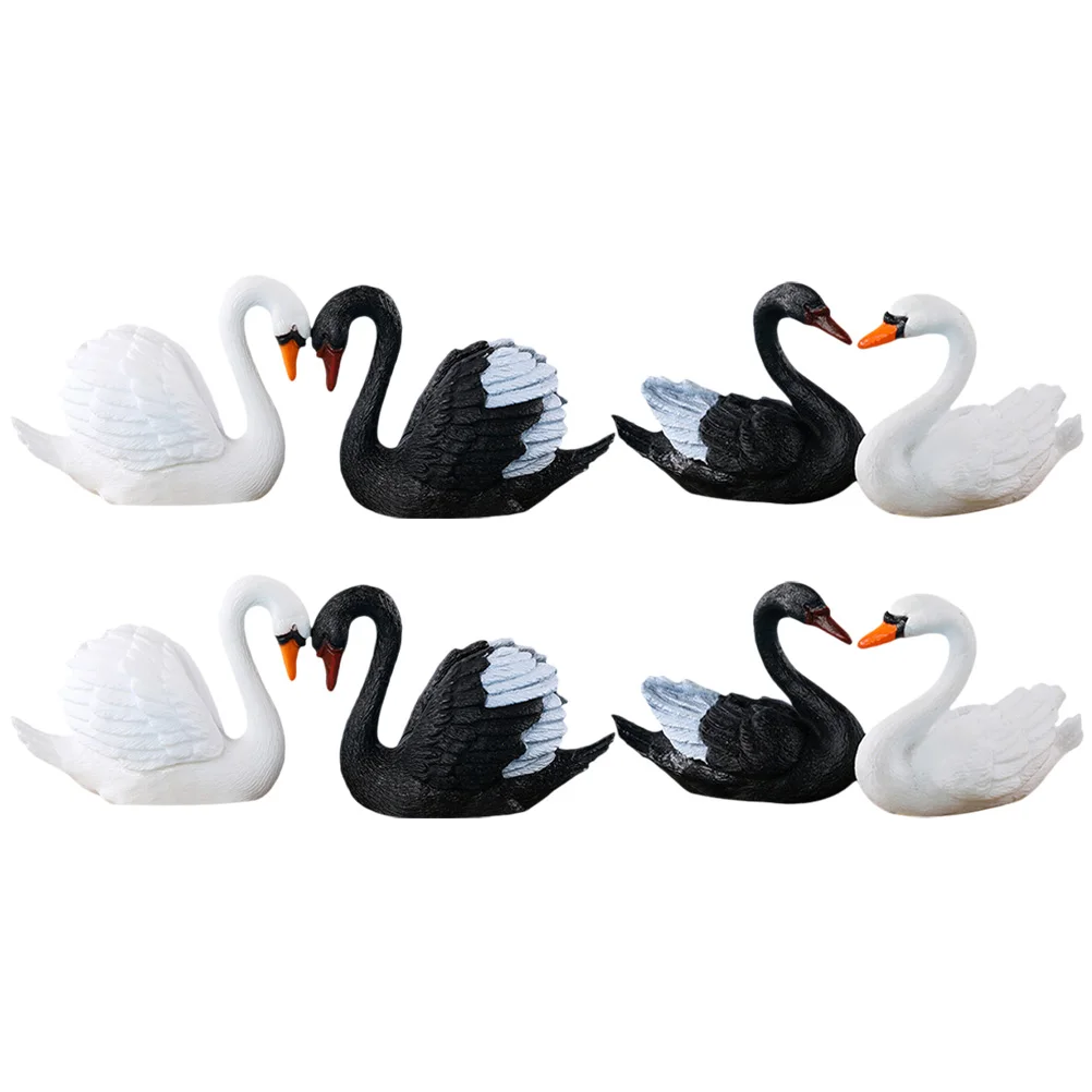 8 Pcs Black White Swan Ornament Miniature Decor Figures Resin Lovers Couple Statue Home Office Garden Cartoon Swan Crafts
8 Pcs Black White Swan Ornament Miniature Decor Figures Resin Lovers Couple Statue Home Office Garden Cartoon Swan Crafts