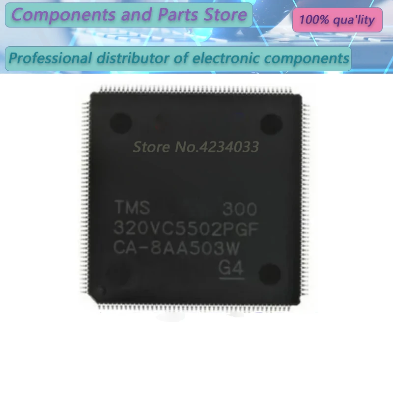 1 шт. TMS320VC5502PGF300 TMS320VC5502PGF3 TMS320VC5502PG QFP176 новый оригинальный запас
1 шт. TMS320VC5502PGF300 TMS320VC5502PGF3 TMS320VC5502PG QFP176 новый оригинальный запас