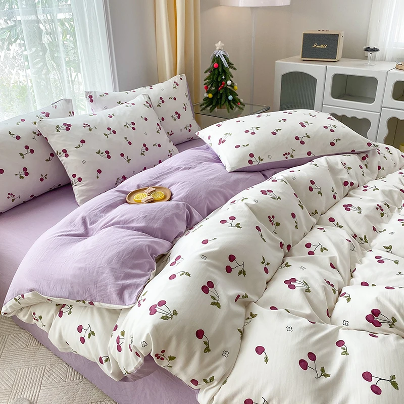 Skin-friendly Bedclothes Printed Bedding Set for Girls Boys Room Soft Bedsheet Set with Pillowcase 이불세트 Home Bed Linen Sets
Skin-friendly Bedclothes Printed Bedding Set for Girls Boys Room Soft Bedsheet Set with Pillowcase 이불세트 Home Bed Linen Sets