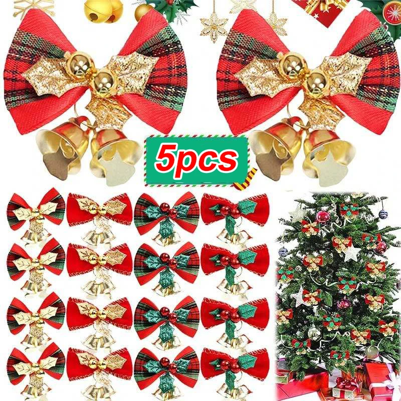Small Bell Bow Christmas Tree Decorations Mini New Year Ornaments Bows Christmas Garland Bell Bowknot Crafts
Small Bell Bow Christmas Tree Decorations Mini New Year Ornaments Bows Christmas Garland Bell Bowknot Crafts