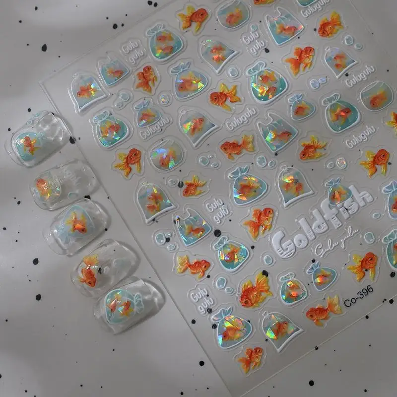 1 лист 3D желе океанская рыба пузырь клейкая наклейка для ногтей милые золотые рыбки наклейки для ногтей DIY летние украшения для дизайна ногтей
1 лист 3D желе океанская рыба пузырь клейкая наклейка для ногтей милые золотые рыбки наклейки для ногтей DIY летние украшения для дизайна ногтей