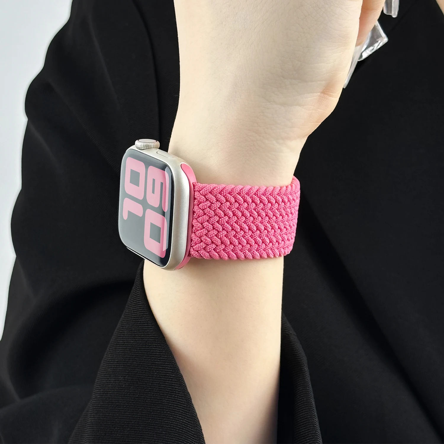 Braided straps For Apple watch Ultra 3-2-1 49mm 45mm 44mm 40-41-42-46mm Elastic adjustable band for series 11 10 9 8 7 5 se3 6 4
Braided straps For Apple watch Ultra 3-2-1 49mm 45mm 44mm 40-41-42-46mm Elastic adjustable band for series 11 10 9 8 7 5 se3 6 4