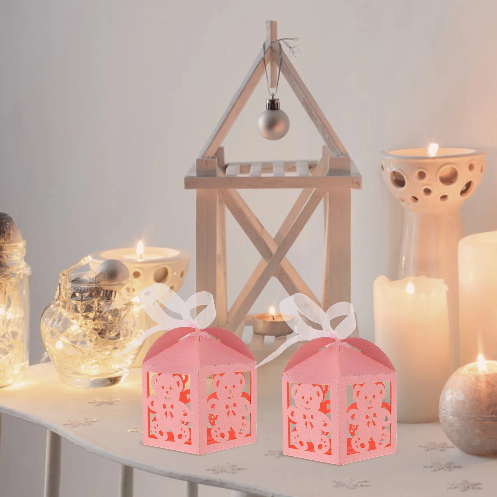 50 Pcs Candy Box Packaging Boxes Baby Shower Treat for Decorative Favor Bear Shaped Small Party Favors Wedding Christmas
50 Pcs Candy Box Packaging Boxes Baby Shower Treat for Decorative Favor Bear Shaped Small Party Favors Wedding Christmas