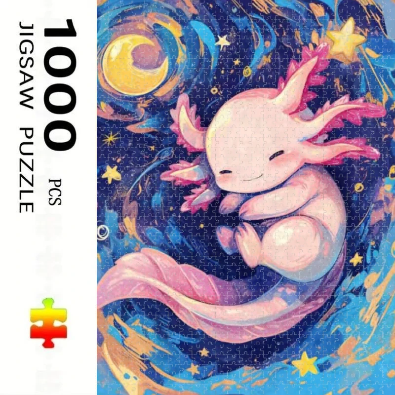 Axolotl Against A Starry Night Backdrop New Style Educational Puzzle Difficult Challenge Leisure Decompression Jigsaw Puzzle
Axolotl Against A Starry Night Backdrop New Style Educational Puzzle Difficult Challenge Leisure Decompression Jigsaw Puzzle