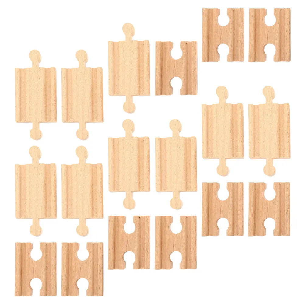 18Pcs Wooden Train Track Set Material Non Toxic Safe Edges Compatible with Most Wooden DIY Train Scene
18Pcs Wooden Train Track Set Material Non Toxic Safe Edges Compatible with Most Wooden DIY Train Scene