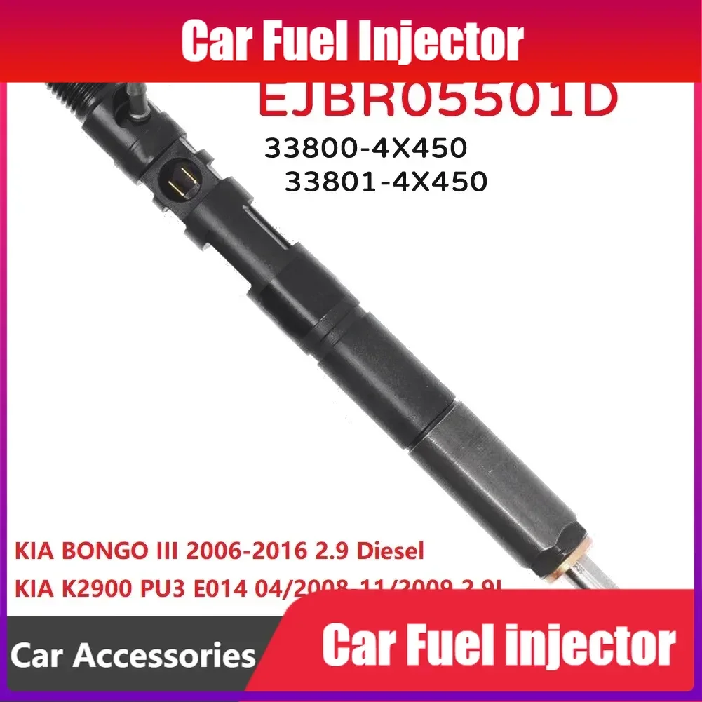 High Quality EJBR05501D 33800-4X450 33801-4X450 New Diesel Fuel Injector Nozzle For Hyundai / KIA BONGO 3 K2900 2.9L
High Quality EJBR05501D 33800-4X450 33801-4X450 New Diesel Fuel Injector Nozzle For Hyundai / KIA BONGO 3 K2900 2.9L