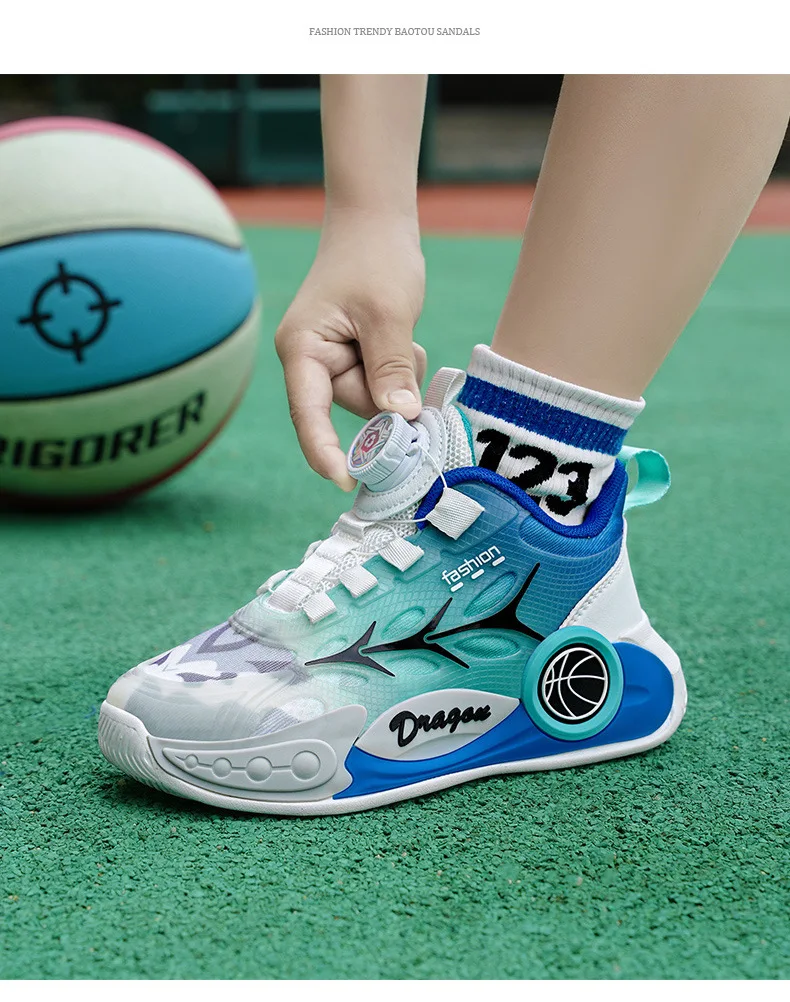 Fashion Casual shoes Children's Kids Boys Girls Rotate Button soft soled Adult children's Basketball breathable running sneakers
Fashion Casual shoes Children's Kids Boys Girls Rotate Button soft soled Adult children's Basketball breathable running sneakers
