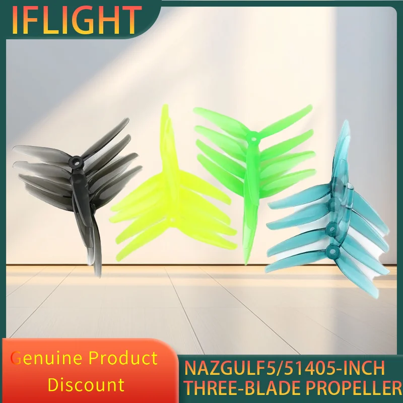 2pair iFlight Nazgul F5/5140 5inch tri-blade propeller compatible XING-E 2207 motor for FPV Racing Drone part
2pair iFlight Nazgul F5/5140 5inch tri-blade propeller compatible XING-E 2207 motor for FPV Racing Drone part