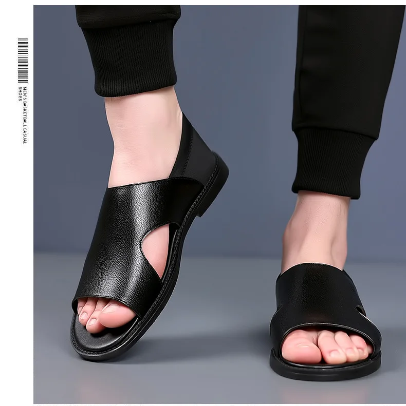 2025 Summer New genuine Leather Outdoor Breathable Men's Sandals Large Anti slip Wear resistant Soft Bottom Casual Cool Slippers
2025 Summer New genuine Leather Outdoor Breathable Men's Sandals Large Anti slip Wear resistant Soft Bottom Casual Cool Slippers