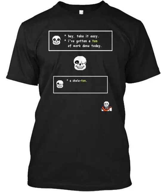 Undertale Sans Joke Tee T-Shirt Summer Tees Cotton Luxury brand vintage oversized
Undertale Sans Joke Tee T-Shirt Summer Tees Cotton Luxury brand vintage oversized