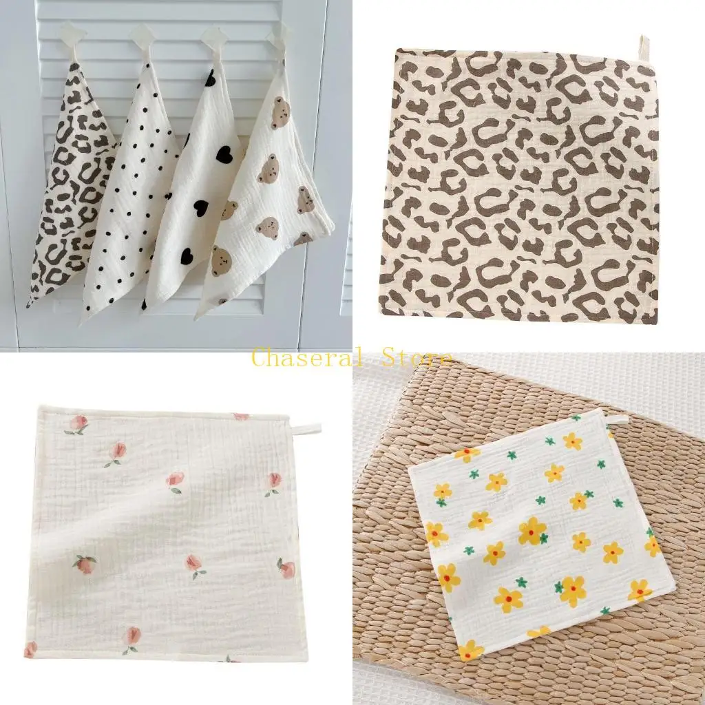 E7CE Baby Towel Feeding Bib Gauze-Cotton Burp Cloth for Toddlers 4 Layer Thick Handkerchief Sweat Towel Newborns Face Towel
E7CE Baby Towel Feeding Bib Gauze-Cotton Burp Cloth for Toddlers 4 Layer Thick Handkerchief Sweat Towel Newborns Face Towel