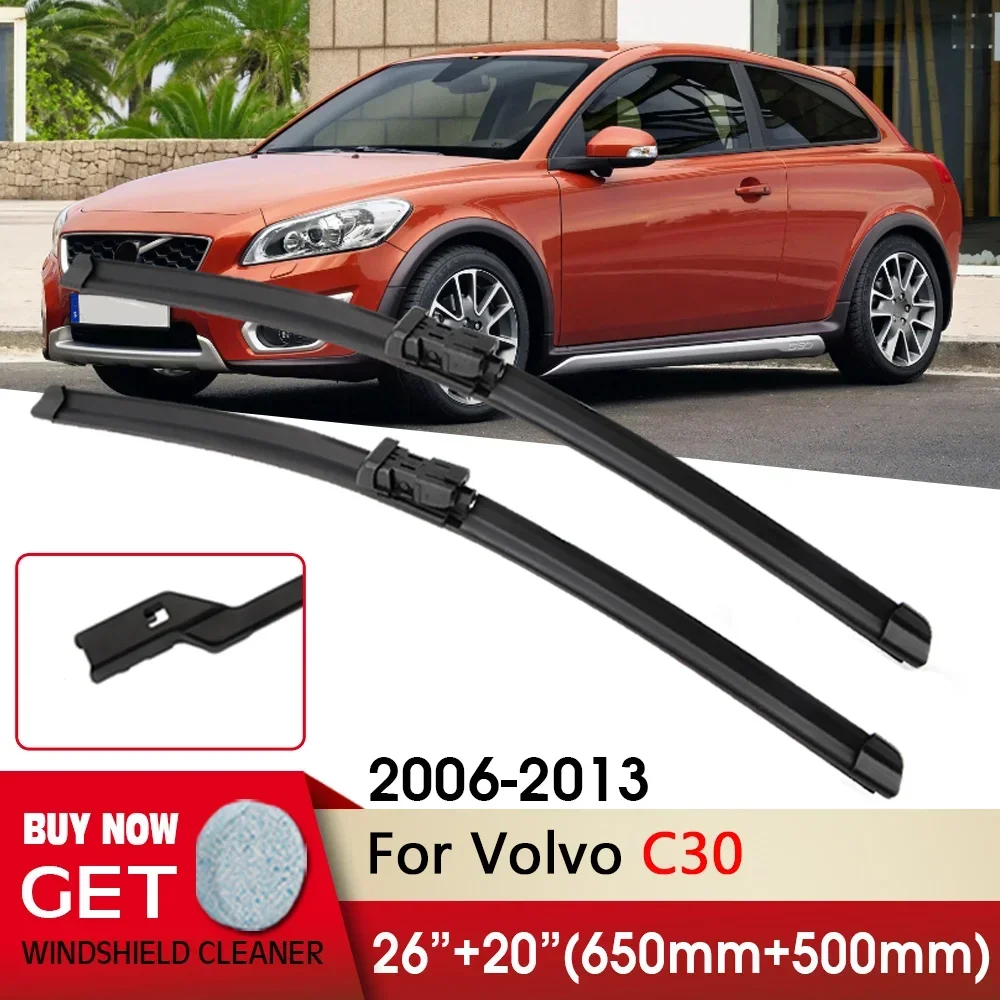 Car Wiper Front Wiper Blade 26"+20" For Volvo C30 2006-2013 Fit Push Button Arm Front Windscreen Wipers Auto Accessories
Car Wiper Front Wiper Blade 26"+20" For Volvo C30 2006-2013 Fit Push Button Arm Front Windscreen Wipers Auto Accessories
