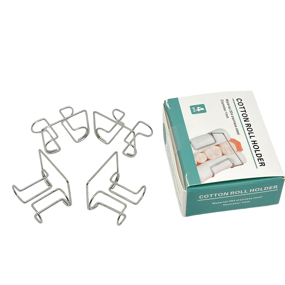 4Pcs/box Dental Orthodontic Clip Cotton Roll Holder Stainless Steel Tool Clinic Ortho Lab Supplies Cotton Holder Products
4Pcs/box Dental Orthodontic Clip Cotton Roll Holder Stainless Steel Tool Clinic Ortho Lab Supplies Cotton Holder Products
