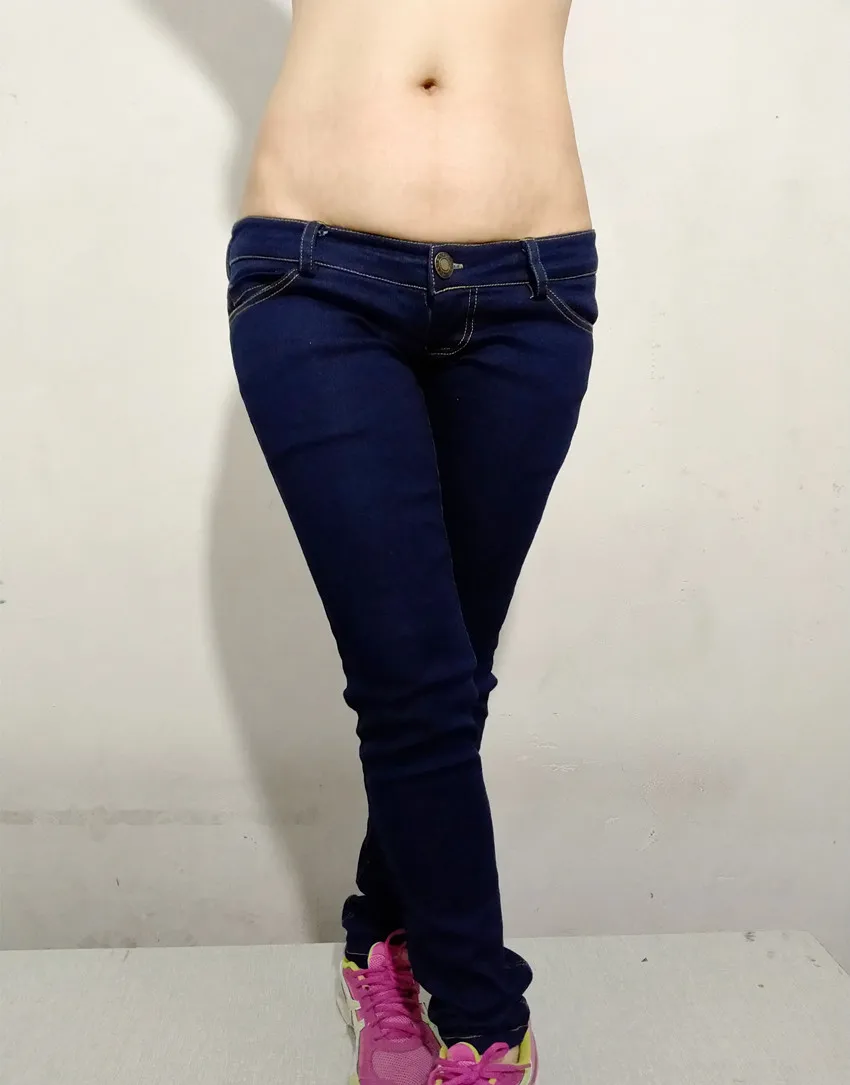 Ultra-Low Waist High Elastic Skinny Jeans Women Sexy Butt ow Bar Nightclub Trendy Pencil Pants Cotton Stretch Denim
Ultra-Low Waist High Elastic Skinny Jeans Women Sexy Butt ow Bar Nightclub Trendy Pencil Pants Cotton Stretch Denim