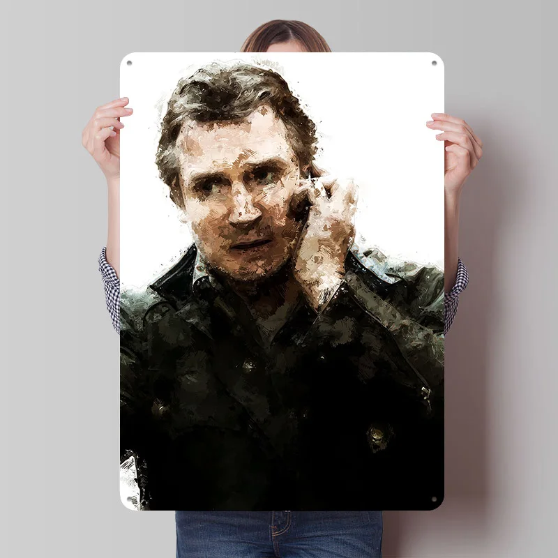 Постер с изображением Лиама Нейсона, индивидуальный ретро-декор для стен, винтажные металлические таблички для мужской комнаты, аксессуары для геймерской комнаты, украшение для игровой зоны
Постер с изображением Лиама Нейсона, индивидуальный ретро-декор для стен, винтажные металлические таблички для мужской комнаты, аксессуары для геймерской комнаты, украшение для игровой зоны