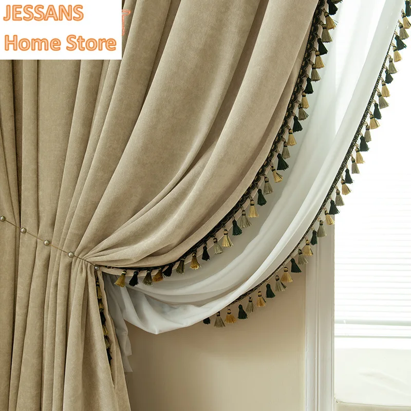 Custom Size European Style Curtains Retro Chenille Fabric Room Decor Bedroom Full Blackout High-end Ins Style New Living Room
Custom Size European Style Curtains Retro Chenille Fabric Room Decor Bedroom Full Blackout High-end Ins Style New Living Room