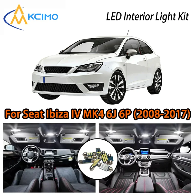 For Seat Ibiza IV MK4 6J 6P (2008-2017) ,Led Interior Lights,2 Color Options, Premium Quality
For Seat Ibiza IV MK4 6J 6P (2008-2017) ,Led Interior Lights,2 Color Options, Premium Quality