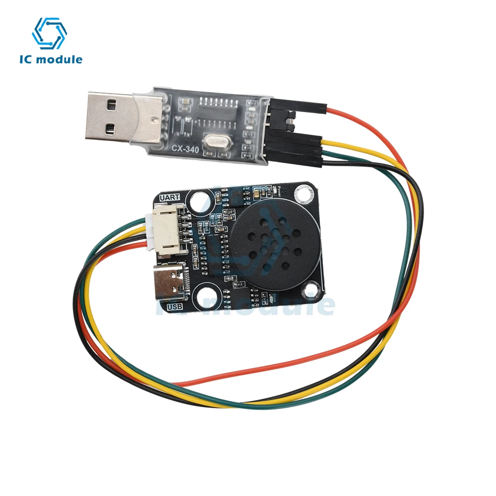 MP3 Voice Playback Module Uart Serial Port Control Intelligent Voice Broadcast Compatible With Electronic Building Block Music
MP3 Voice Playback Module Uart Serial Port Control Intelligent Voice Broadcast Compatible With Electronic Building Block Music