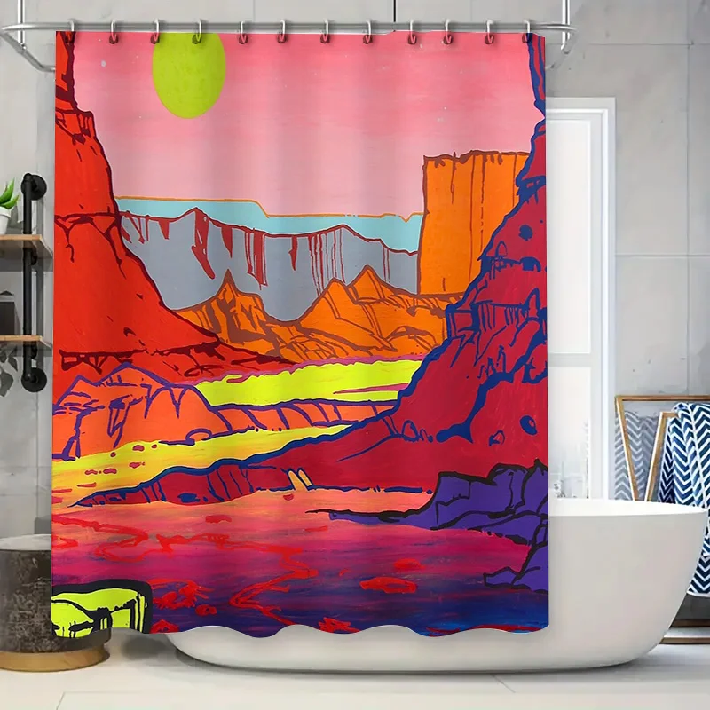 Nature Landscape Shower Curtain Mountain Forest Waterfall Scenic Bathroom Decor Backdrop
Nature Landscape Shower Curtain Mountain Forest Waterfall Scenic Bathroom Decor Backdrop