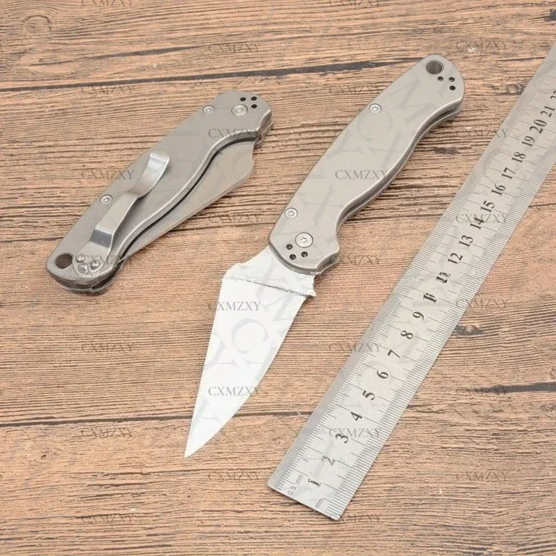 C81 titanium alloy field camping portable folding knife household folding knife
C81 titanium alloy field camping portable folding knife household folding knife