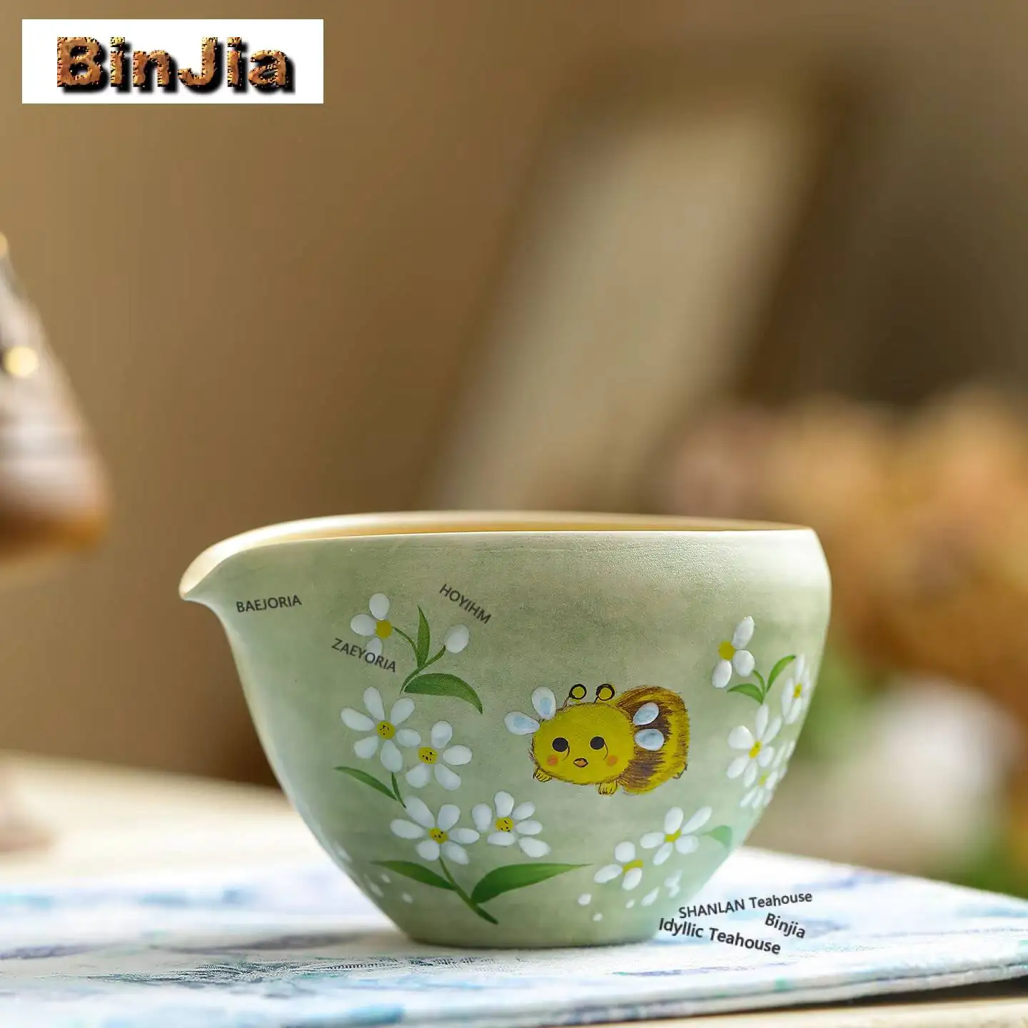 150ml Hand-painted Green Bee Tea Pitcher Pour Tea Sharing Pot Cha Hai Dispenser Justice Cup Fair Mug Chinese Tea Set Accessories
150ml Hand-painted Green Bee Tea Pitcher Pour Tea Sharing Pot Cha Hai Dispenser Justice Cup Fair Mug Chinese Tea Set Accessories