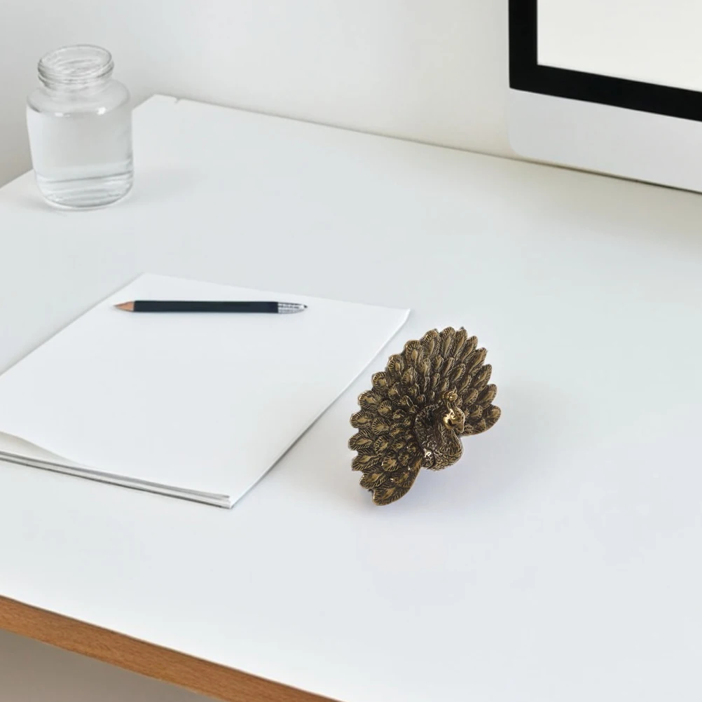 2 Pcs Brass Ornaments Peacock Figurine Decorative Accessories Animal Statues for Home Craft Display Desktop Decoration Office
2 Pcs Brass Ornaments Peacock Figurine Decorative Accessories Animal Statues for Home Craft Display Desktop Decoration Office