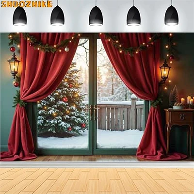 Christmas Day Wreath Family New Year Party Photography Backdrops Prop Window Living Room Xmas Tree Gift Snow Background VN-02
Christmas Day Wreath Family New Year Party Photography Backdrops Prop Window Living Room Xmas Tree Gift Snow Background VN-02