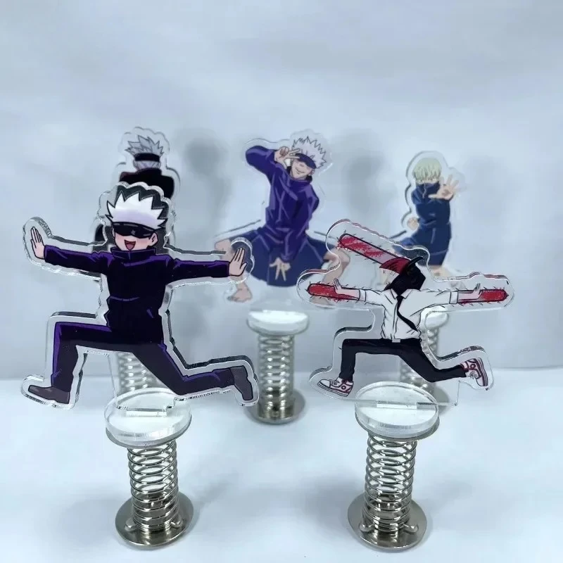 10cm Anime Jujutsu Kaisen Acrylic Figure Spring Shaking Head Toys Satoru Gojo Desk Car Decoration Collection Birthday Gift Toy
10cm Anime Jujutsu Kaisen Acrylic Figure Spring Shaking Head Toys Satoru Gojo Desk Car Decoration Collection Birthday Gift Toy