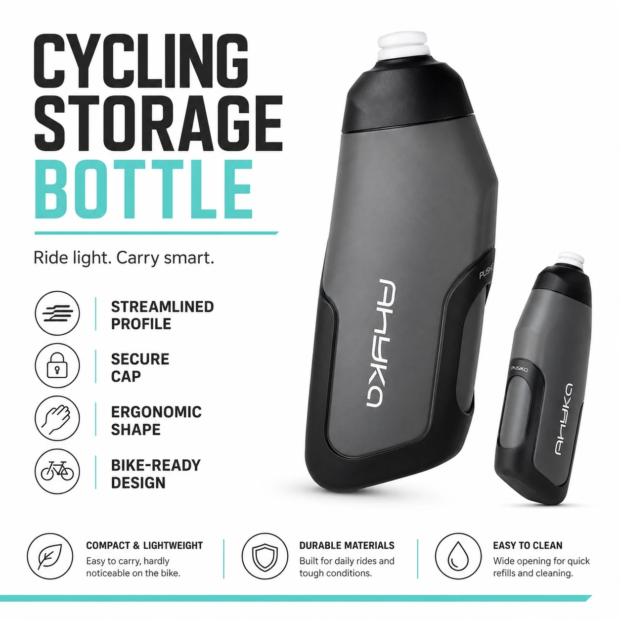Ahyka Aerodynamic Water Bottle Cage Set Aero Hydration for Triathlon Road Bike
Ahyka Aerodynamic Water Bottle Cage Set Aero Hydration for Triathlon Road Bike