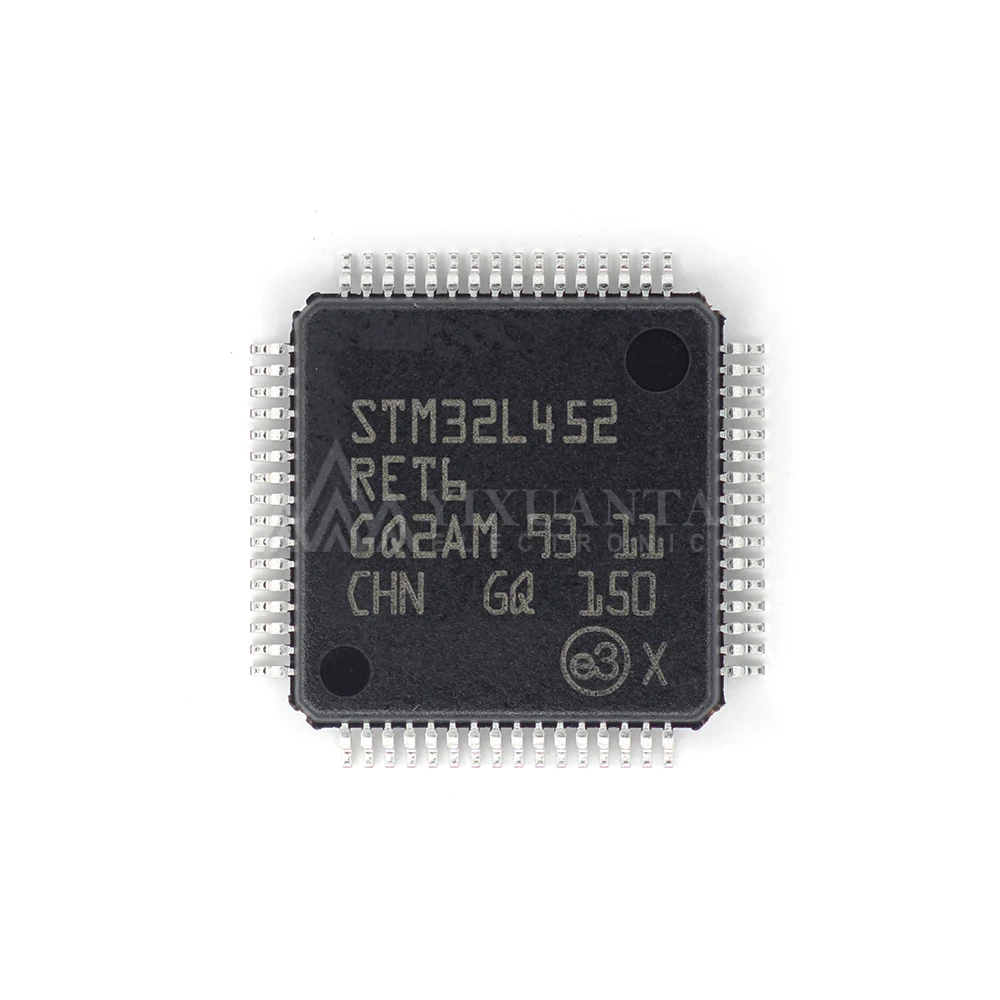 5pcs/lot STM32L452RET6 32-Bit MCU Microcontroller IC LQFP 64-Pin 512KB Flash Industrial Embedded Controller Chip
5pcs/lot STM32L452RET6 32-Bit MCU Microcontroller IC LQFP 64-Pin 512KB Flash Industrial Embedded Controller Chip