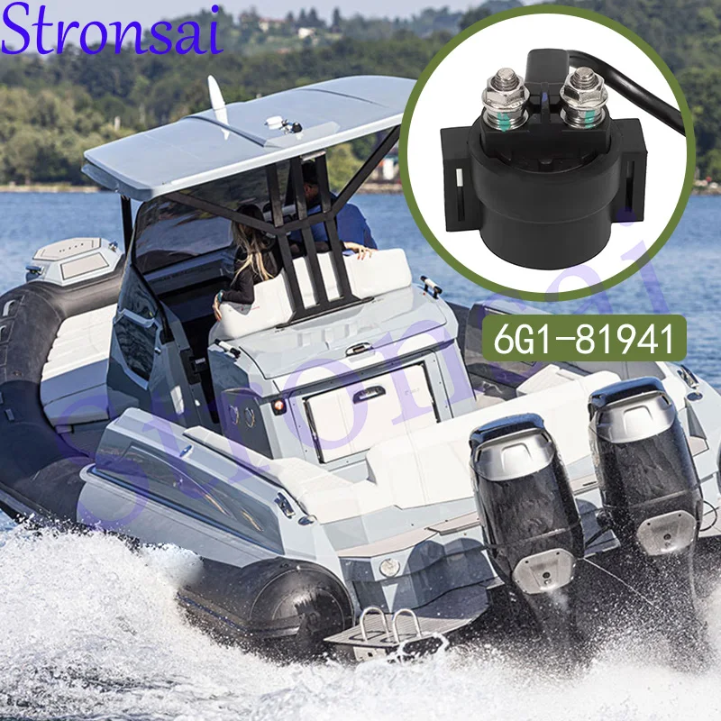 6G1-81941 Реле стартера для Yamaha 15HP 30HP 50HP 60HP Детали подвесного двигателя 2-тактный 6G1-81941-00 6G1-81941-10 Лодочный двигатель
6G1-81941 Реле стартера для Yamaha 15HP 30HP 50HP 60HP Детали подвесного двигателя 2-тактный 6G1-81941-00 6G1-81941-10 Лодочный двигатель