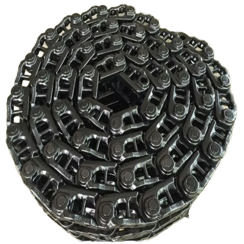 New EX200-1 Excavator Bottom Roller Pin Type Track Chain Assy Construction Machinery Retail Manufacturing Undercarriage Part 
New EX200-1 Excavator Bottom Roller Pin Type Track Chain Assy Construction Machinery Retail Manufacturing Undercarriage Part