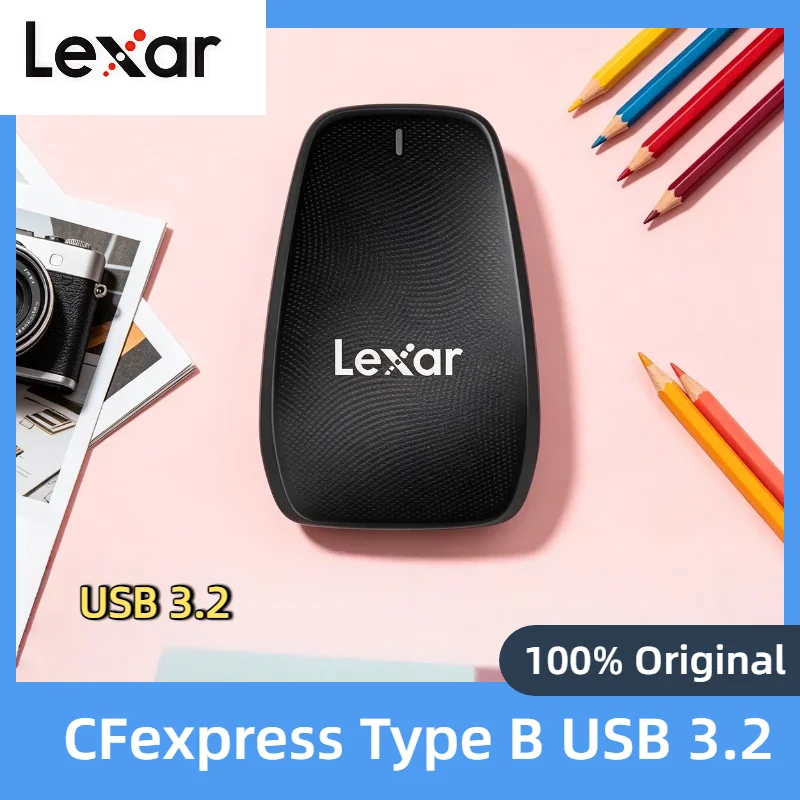 Lexar Professional CFexpress Type B Card Reader USB 3.2 Gen 2x2 RAW 8K for Laptop Accessories Multi Smart CF Pro Unit
Lexar Professional CFexpress Type B Card Reader USB 3.2 Gen 2x2 RAW 8K for Laptop Accessories Multi Smart CF Pro Unit