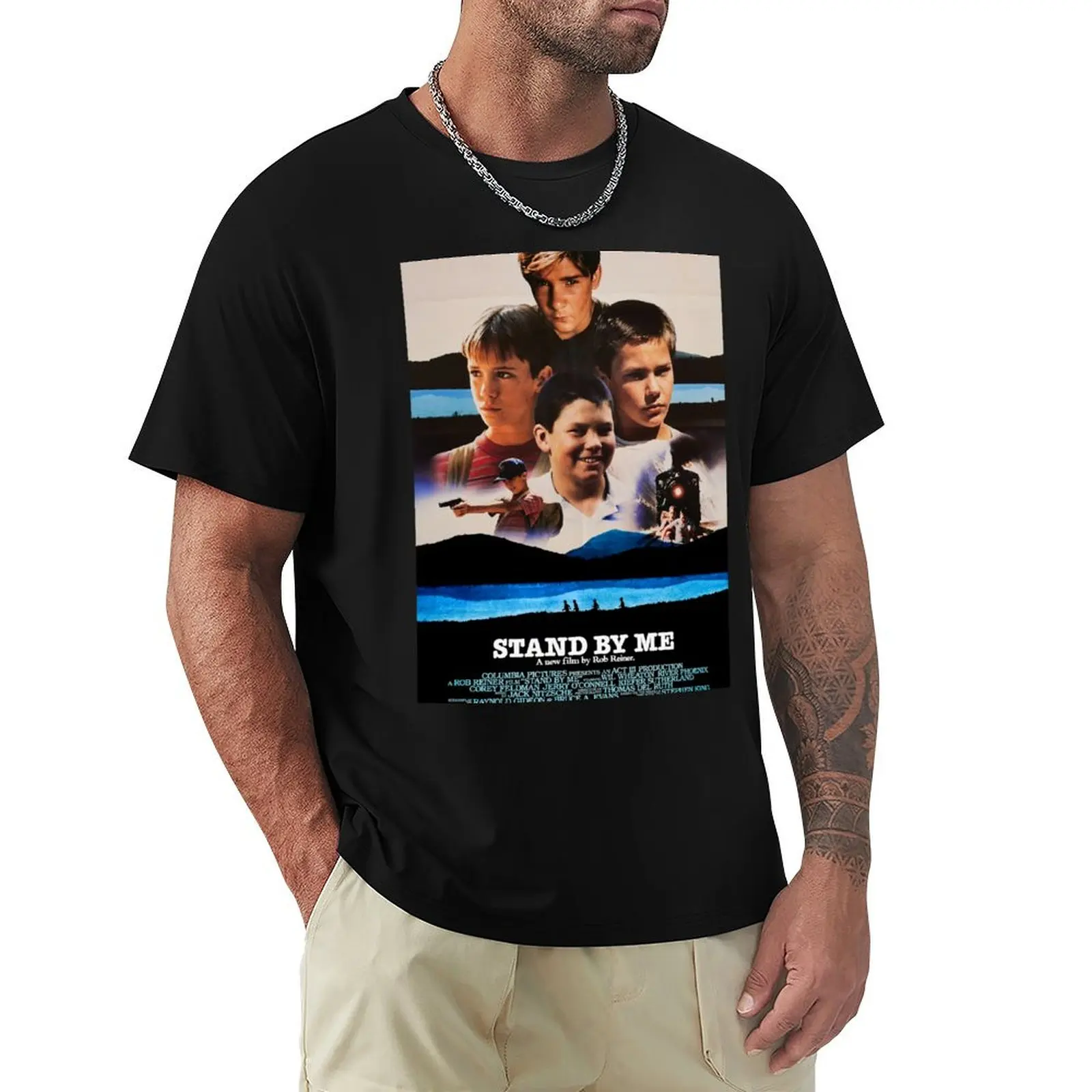 Stand By Me Poster T-Shirt essential t shirt funny shirt cotton graphic shirts quick drying men clothes
Stand By Me Poster T-Shirt essential t shirt funny shirt cotton graphic shirts quick drying men clothes