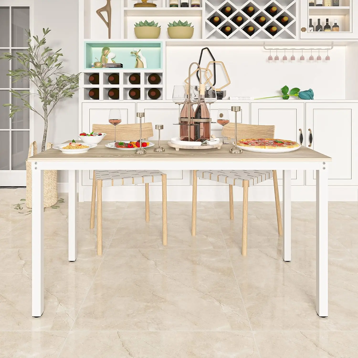 Dining Table,Kitchen Table Multifuntional Desk For Living Room, Dining Room,Home Office (39.37“, Beige + White Frame)
Dining Table,Kitchen Table Multifuntional Desk For Living Room, Dining Room,Home Office (39.37“, Beige + White Frame)