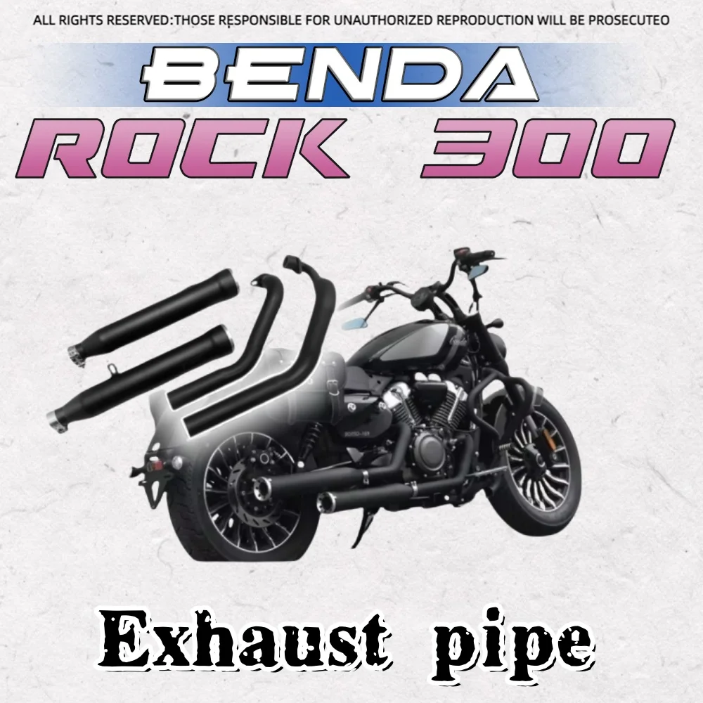 For BENDA ROCK 300 Cobra exhaust pipe single-sided dual outlet low and thick lossless installation for benda rock 300-Rock
For BENDA ROCK 300 Cobra exhaust pipe single-sided dual outlet low and thick lossless installation for benda rock 300-Rock