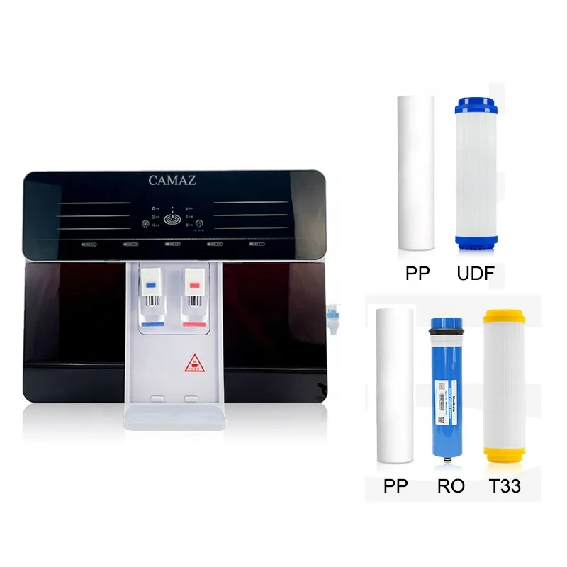 5-Stage Reverse Osmosis Hot Cold Water Dispenser Ice Maker 7L Wall-mounted Desktop RO Electric Plastic Housing for Outdoor Use
5-Stage Reverse Osmosis Hot Cold Water Dispenser Ice Maker 7L Wall-mounted Desktop RO Electric Plastic Housing for Outdoor Use