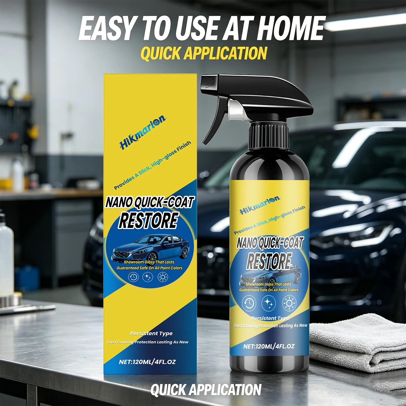 Car Nano Coating Spray Quick-Dry Coating Hydrophobic Protection Polishing Long-Lasting Shine Reduce Stains Car Maintenance Agent
Car Nano Coating Spray Quick-Dry Coating Hydrophobic Protection Polishing Long-Lasting Shine Reduce Stains Car Maintenance Agent
